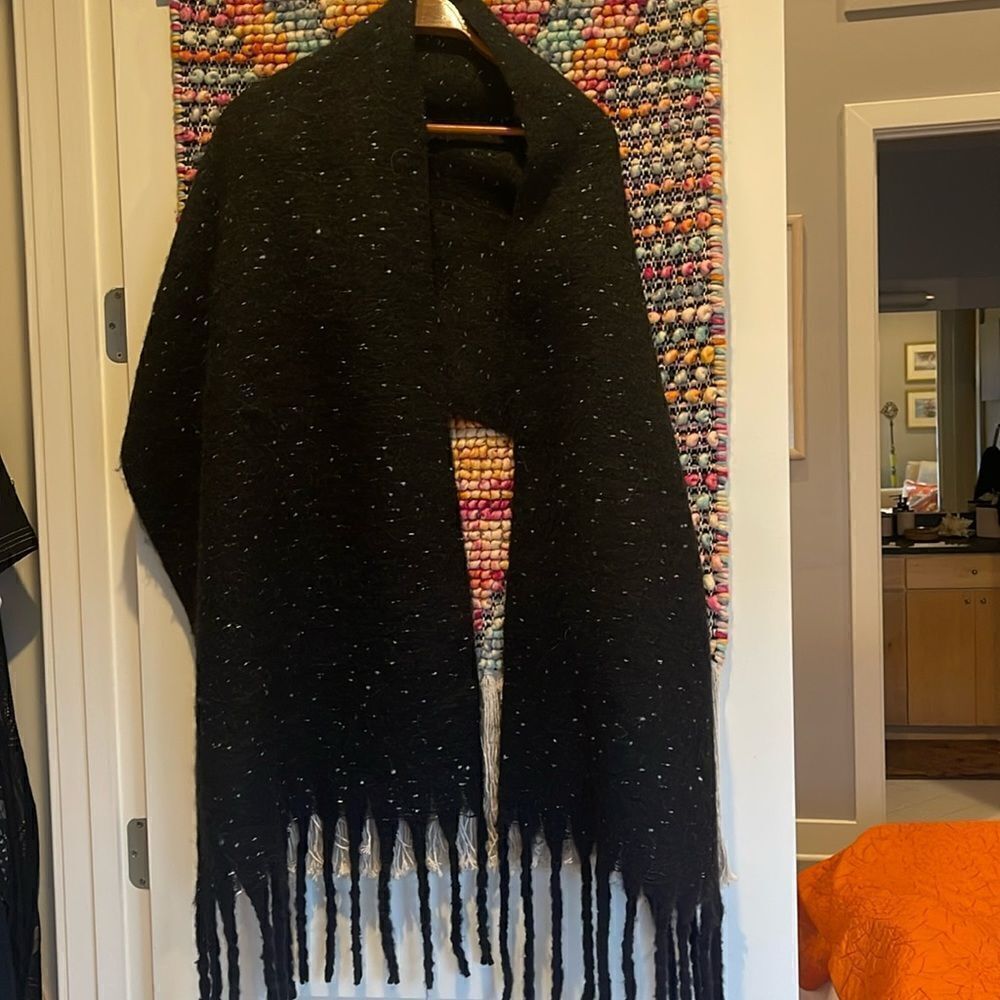 Beautiful and warm wrap or large scarf.